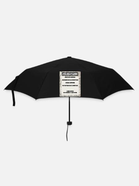 Célibataire Humour Annonce - Parapluie standard - noir