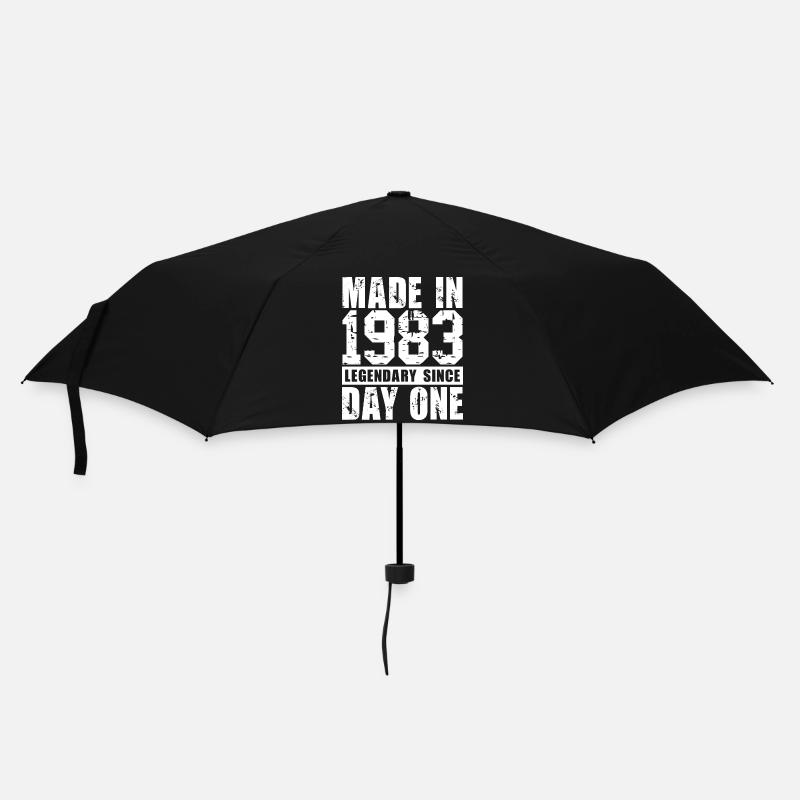 Made in 1983, Legendary Since Day One - Umbrella (small) - black