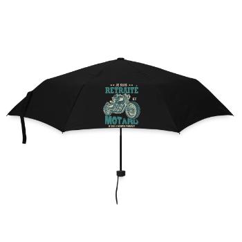 motard parfait retraité parfait retraite - Parapluie standard - noir - Devant