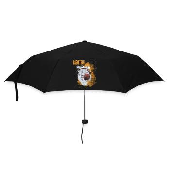 Basketball Basketball Player Basket Dunking Sport Vintage - Umbrella (small) - black - Front