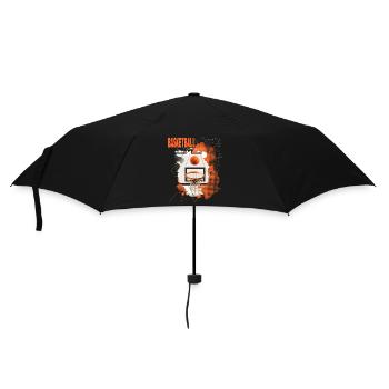 Basketteur Basketteur Basket Dunking Sport Vintage - Parapluie standard - noir - Devant
