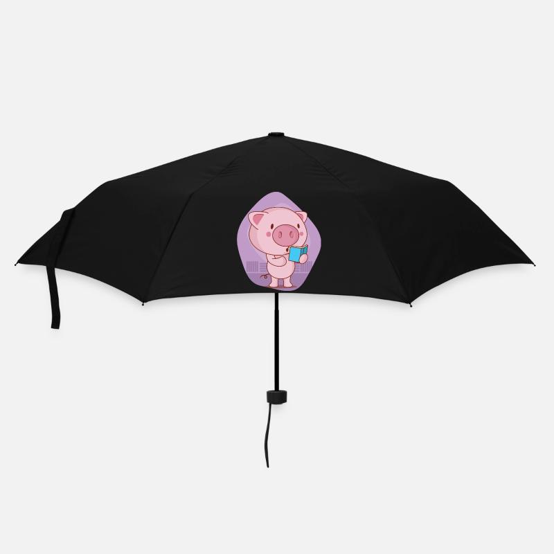 oink oink Reading Time - Umbrella (small) - black