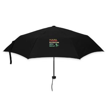Das ist mein letztes sauberes MTb Shirt - Regenschirm (klein) - Schwarz - Vorne