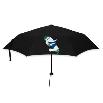 Carte de la Martinique - Parapluie standard - noir - Devant