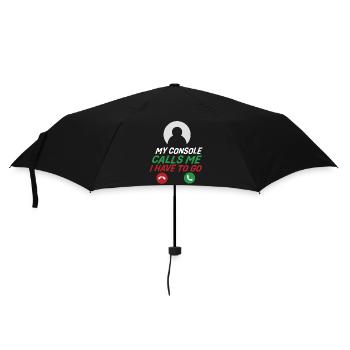 Ma console m’appelle, je dois y aller. - Parapluie standard - noir - Devant