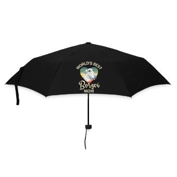 Dog Borzoi - Umbrella (small) - black - Front