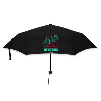 bday pc gift funny sayings joke dads favorite - Regenschirm (klein) - Schwarz - Vorne