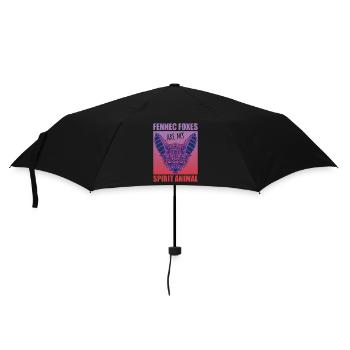 Cadeau mignon Renard du désert pour les filles Enfants - Parapluie standard - noir - Devant