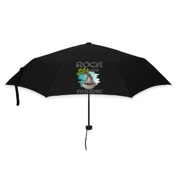 BONSAI tree on the stone Yamadori bonsai master - Umbrella (small) - black - Front