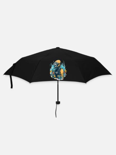 Thierry le plongeur - Parapluie standard - noir