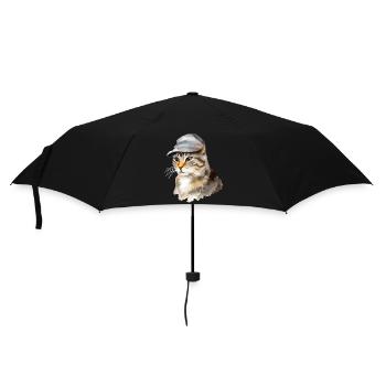 Miki le chat au chapeau - Parapluie standard - noir - Devant