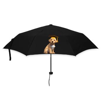 Baccalauréat Golden Retriever Diplôme d’études secondaires - Parapluie standard - noir - Devant