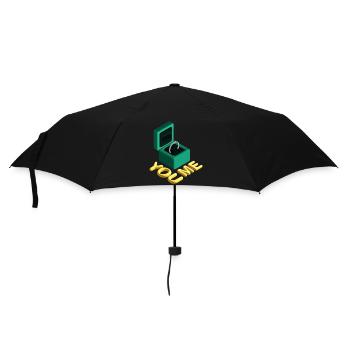 Heiraten & Dating - Regenschirm (klein) - Schwarz - Vorne
