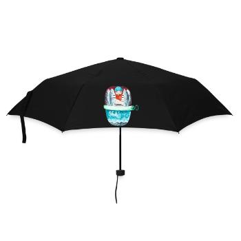 Sailor in the sardine can / Sea la vie - Umbrella (small) - black - Front