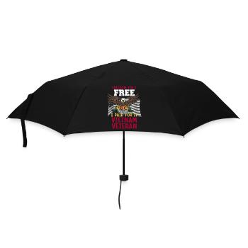 Vietnam Veteran - Umbrella (small) - black - Front