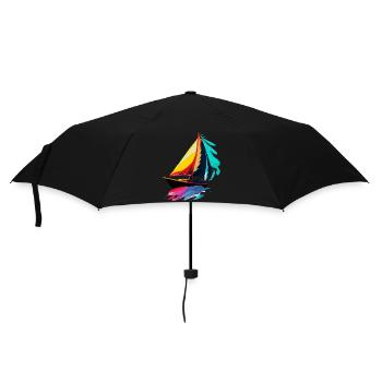 Sailing ship - Umbrella (small) - black - Front