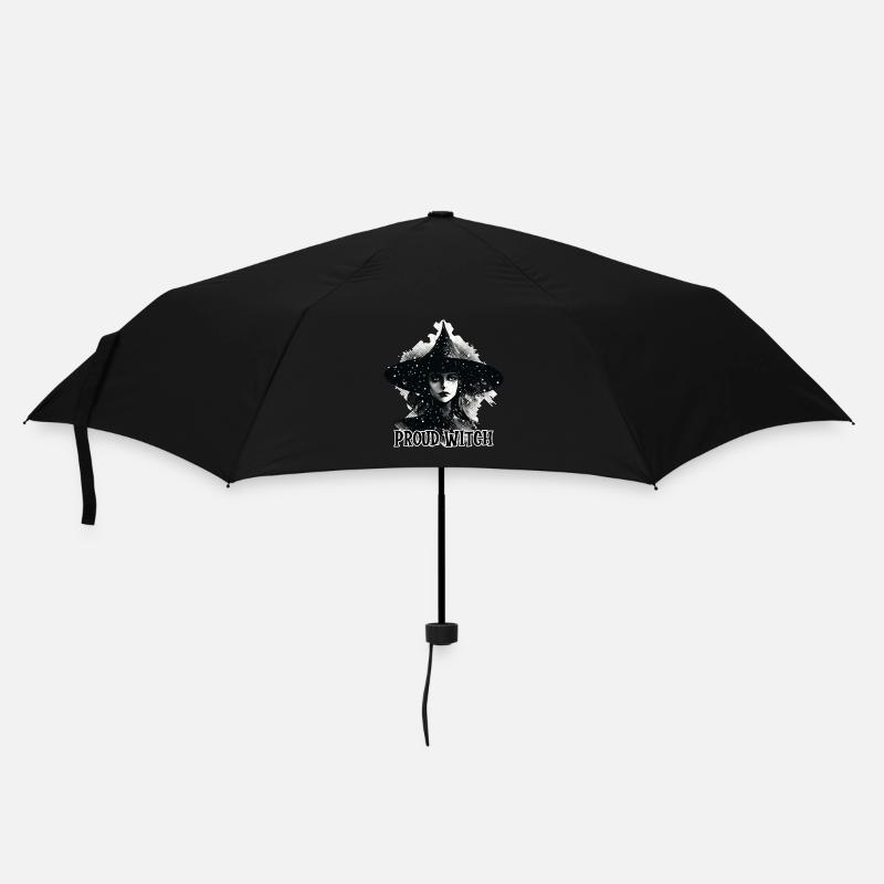 Witch, Proud Witch, Halloween - Umbrella (small) - black