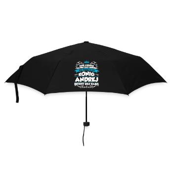 Andrej Name Design - Regenschirm (klein) - Schwarz - Vorne