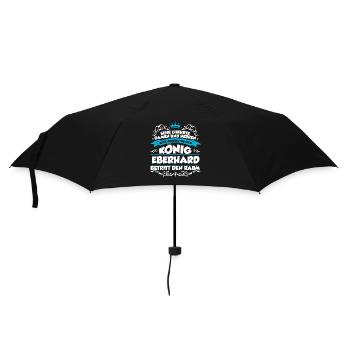Eberhard Name Design - Regenschirm (klein) - Schwarz - Vorne