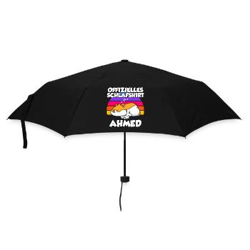 Offizielles Schlafshirt Von Ahmed - Regenschirm (klein) - Schwarz - Vorne