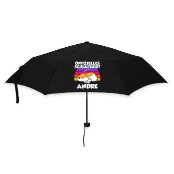 Offizielles Schlafshirt Von Andre - Regenschirm (klein) - Schwarz - Vorne