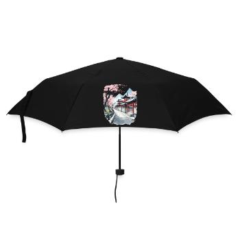 Japon Vintage Esthétique Rétro Streetwear Design - Parapluie standard - noir - Devant