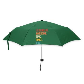 Epic & Legendary Born in 1965: 59th Birthday - Umbrella (small) - bottlegreen - Front