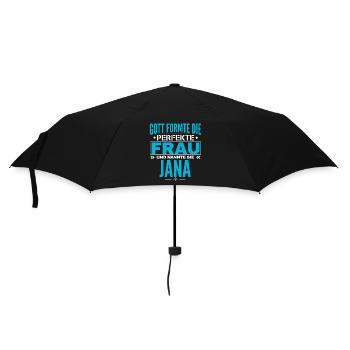 Conception du nom Jana - Parapluie standard - noir - Devant