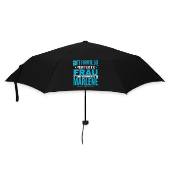 Marlene Name Design - Umbrella (small) - black - Front