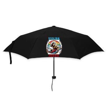 Conception musicale pour violon et Jésus Christ - Parapluie standard - noir - Devant