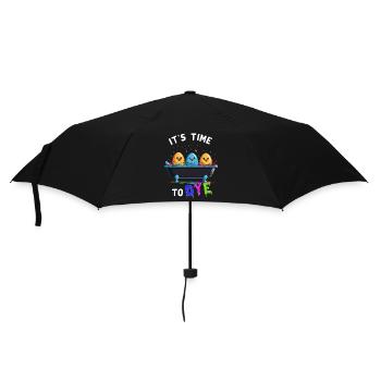 Lustiges Eierfärben Farben Zu Ostern Künstler - Regenschirm (klein) - Schwarz - Vorne