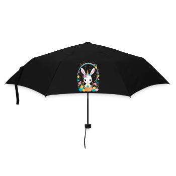 Funny Unicorn Easter Bunny Cute Easter Unicorn - Umbrella (small) - black - Front