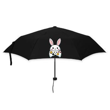 Easter Bunny Gamer Iconic Easter Gaming - Umbrella (small) - black - Front