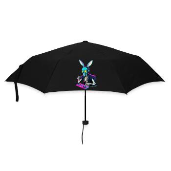Lapin de Pâques Gamer & Gaming Streetwear Iconique - Parapluie standard - noir - Devant