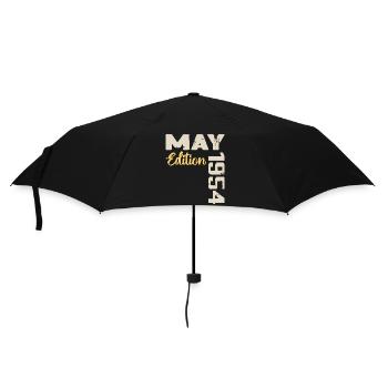 May 1954 Birthday May 1954 Gift May 1954 May - Umbrella (small) - black - Front