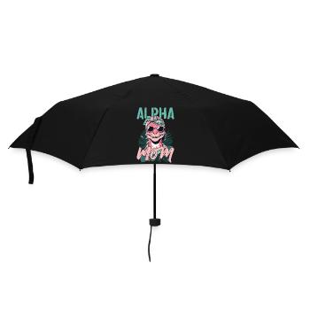 Alpha Maman Drôle Dinosaure Maman Dinos Cool - Parapluie standard - noir - Devant