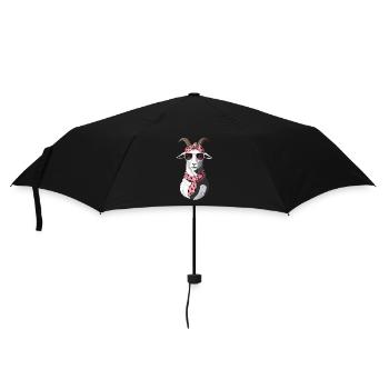Funny Mom Goat Perfect for Mother's Day - Umbrella (small) - black - Front