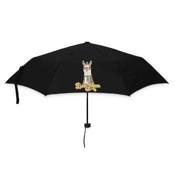 Llama Loving Mom Funny Mom Design - Umbrella (small) - black - Front