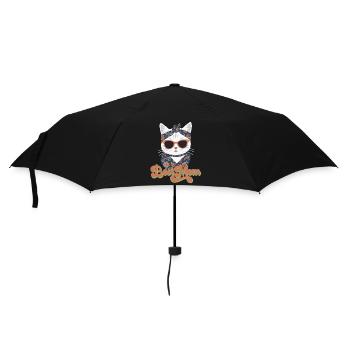 Best Mom Niedliche Katzenmama Stilvolle - Regenschirm (klein) - Schwarz - Vorne