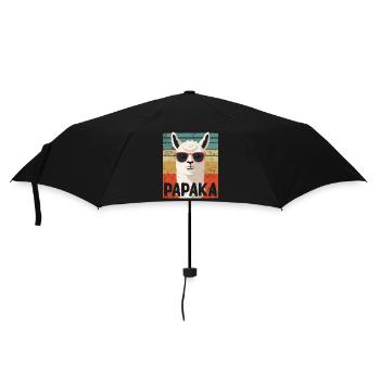 Papaka Drôle Dad Alpaga Style Parfait - Parapluie standard - noir - Devant
