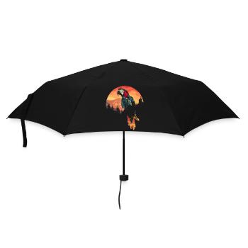 Parrot Bird Macaw Wilderness - Umbrella (small) - black - Front