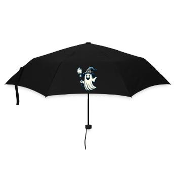 Funny Witch Spirit Witch Broom Vintage Art Style - Umbrella (small) - black - Front