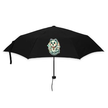 Cute Ghosts Cat Kawaii Ghost Pet - Umbrella (small) - black - Front