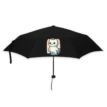 Cute Ghosts Cat Kawaii Ghost Pet - Umbrella (small) - black - Front