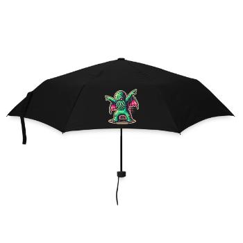 Funny Dancing Cthulhu - Umbrella (small) - black - Front