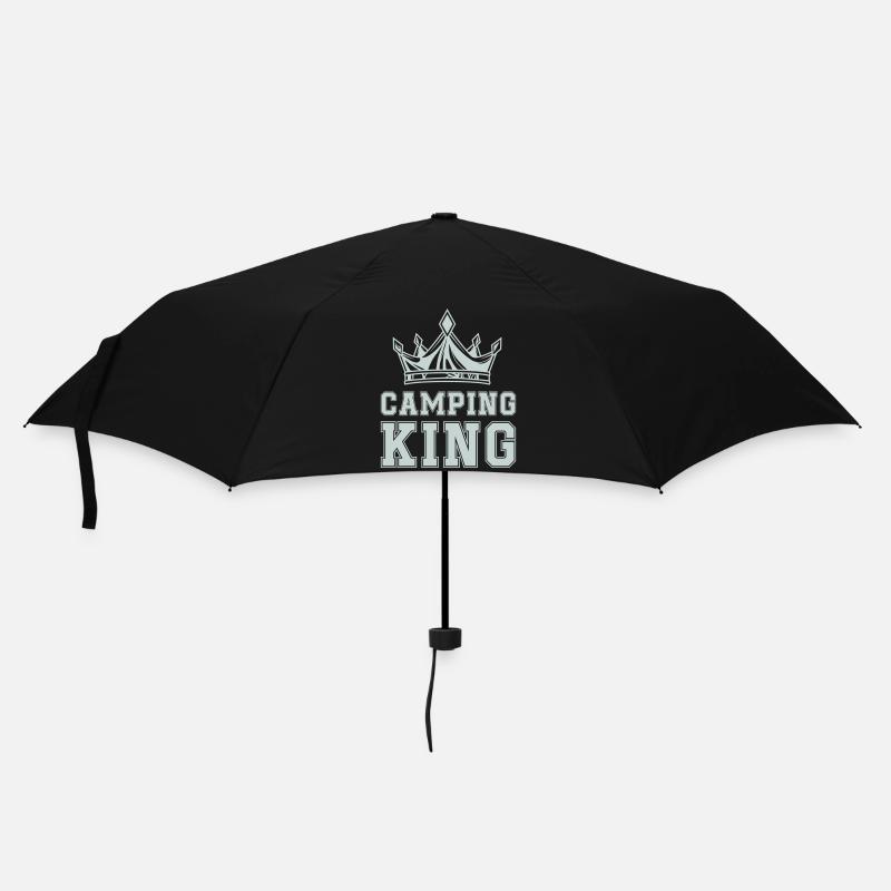 camping king - Regenschirm (klein) - Schwarz