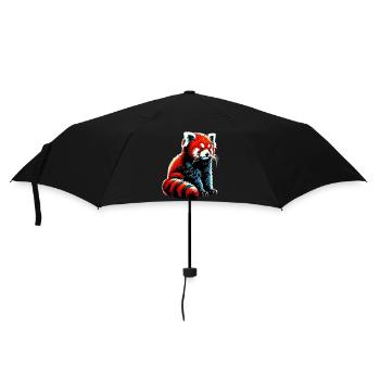 Petit panda - Parapluie standard - noir - Devant