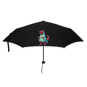 Cute Dinosaur Ghost Funny T-Rex - Umbrella (small) - black - Front