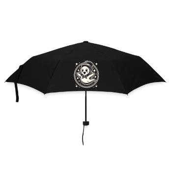 Funny Magician Ghost Cute Halloween - Umbrella (small) - black - Front