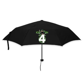 4. Geburtstag Ninja Kostüm 4 Jahre alt Junge - Regenschirm (klein) - Schwarz - Vorne